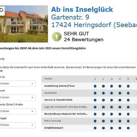 Appartement Ab Ins Inselglueck Eg 2 Heringsdorf (Usedom)